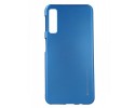 Funda Gel Tpu Mercury i-Jelly Metal para Samsung Galaxy A7 (2018) color Azul