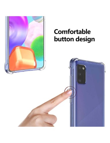 Funda Gel Tpu Mercury i-Jelly Metal para Samsung Galaxy A7 (2018) color Azul