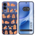 Funda Silicona Transparente para Vivo V70 FE diseño Capibara 01 Dibujos