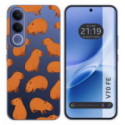Funda Silicona Transparente para Vivo V70 FE diseño Capibara 02 Dibujos