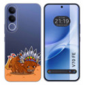 Funda Silicona Transparente para Vivo V70 FE diseño Bufalo Dibujos