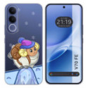 Funda Silicona Transparente para Vivo V70 FE diseño Cabra Dibujos
