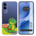 Funda Silicona Transparente para Vivo V70 FE diseño Coco Dibujos