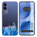 Funda Silicona Transparente para Vivo V70 FE diseño Hipo Dibujos