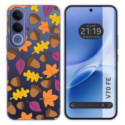 Funda Silicona Transparente para Vivo V70 FE diseño Otoño Dibujos