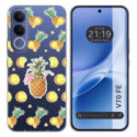 Funda Silicona Transparente para Vivo V70 FE diseño Piña Dibujos