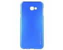 Funda Gel Tpu Mercury i-Jelly Metal para Samsung Galaxy J4+ Plus color Azul