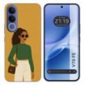 Funda Silicona para Vivo V70 FE diseño Mujer 02 Dibujos
