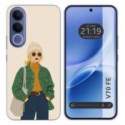 Funda Silicona para Vivo V70 FE diseño Mujer 03 Dibujos