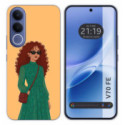 Funda Silicona para Vivo V70 FE diseño Mujer 06 Dibujos