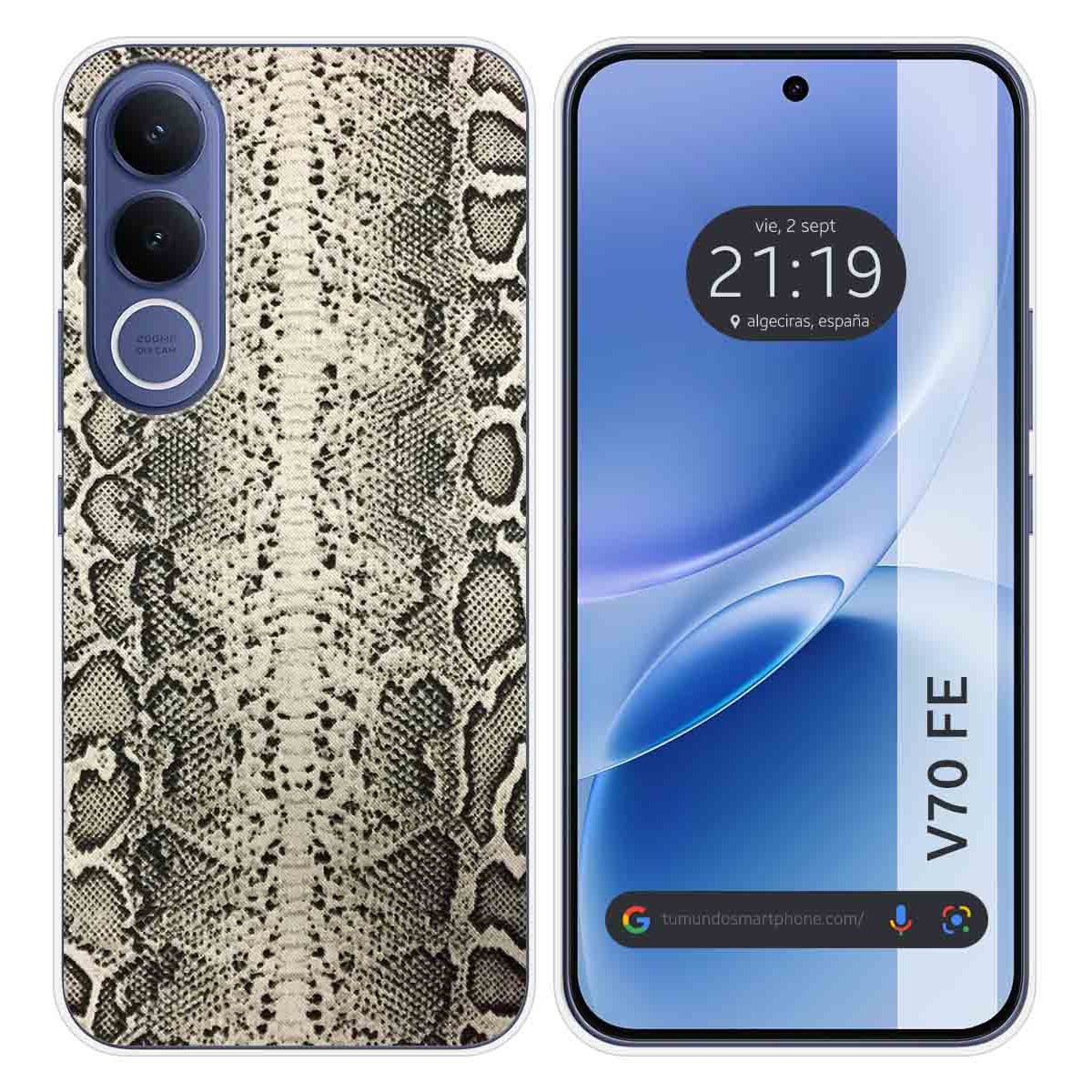 Funda Silicona para Vivo V70 FE diseño Animal...
