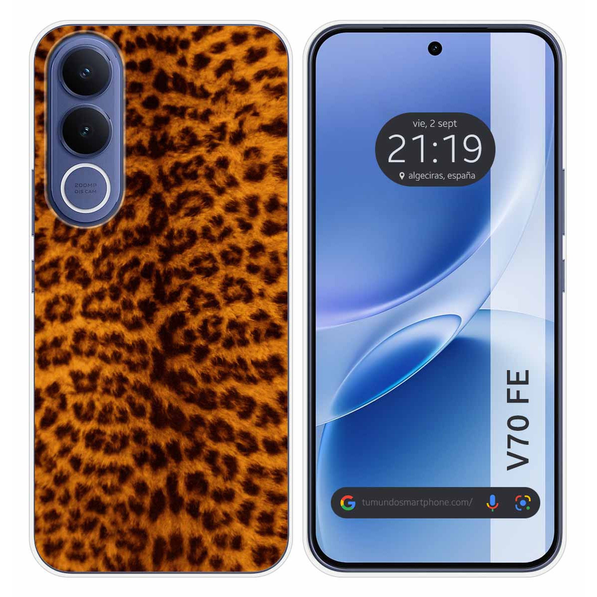 Funda Silicona para Vivo V70 FE diseño Animal...