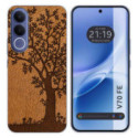 Funda Silicona para Vivo V70 FE diseño Cuero 03 Dibujos