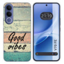 Funda Silicona para Vivo V70 FE diseño Madera 01 Dibujos