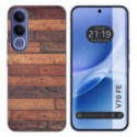 Funda Silicona para Vivo V70 FE diseño Madera 03 Dibujos