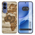 Funda Silicona para Vivo V70 FE diseño Madera 07 Dibujos