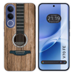 Funda Silicona para Vivo V70 FE diseño Madera 11 Dibujos