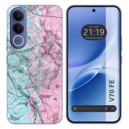 Funda Silicona para Vivo V70 FE diseño Mármol 08 Dibujos