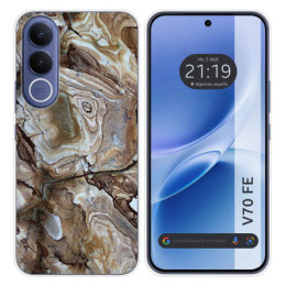 Funda Silicona para Vivo V70 FE diseño Mármol 14 Dibujos