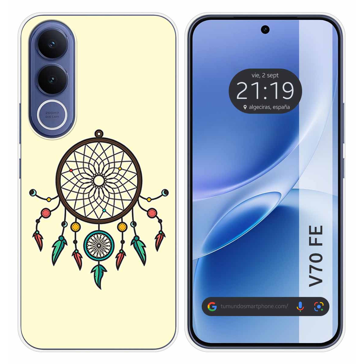 Funda Silicona para Vivo V70 FE diseño...