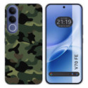 Funda Silicona para Vivo V70 FE diseño Camuflaje Dibujos