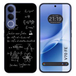 Funda Silicona para Vivo V70 FE diseño Formulas Dibujos