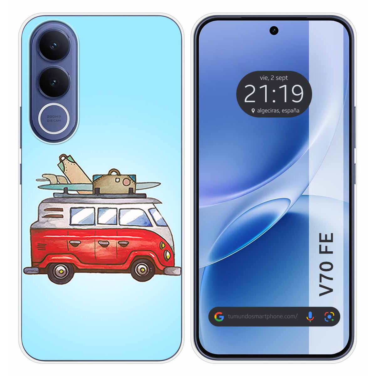 Funda Silicona para Vivo V70 FE diseño...