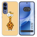 Funda Silicona para Vivo V70 FE diseño Jirafa Dibujos