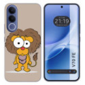 Funda Silicona para Vivo V70 FE diseño Leon Dibujos