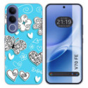 Funda Silicona para Vivo V70 FE diseño Mariposas Dibujos