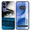 Funda Silicona para Vivo V70 FE diseño Ojo Dibujos