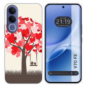 Funda Silicona para Vivo V70 FE diseño Pajaritos Dibujos