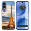 Funda Silicona para Vivo V70 FE diseño Paris Dibujos