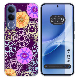 Funda Silicona para Vivo V70 FE diseño Radial Dibujos