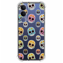 Funda Silicona Antigolpes para Vivo V70 FE diseño Catrina...