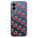 Funda Silicona Antigolpes para Vivo V70 FE diseño Cerezas Dibujos