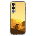 Funda Silicona Antigolpes para Vivo V70 FE diseño Ciclista Dibujos