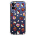 Funda Silicona Antigolpes para Vivo V70 FE diseño Muffins Dibujos