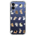 Funda Silicona Antigolpes para Vivo V70 FE diseño Perros Dibujos