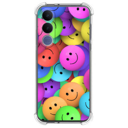Funda Silicona Antigolpes para Vivo V70 FE diseño Smile...