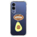 Funda Silicona Antigolpes para Vivo V70 FE diseño Vegan Life Dibujos