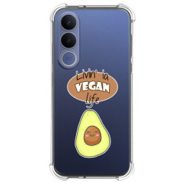 Funda Silicona Antigolpes para Vivo V70 FE diseño Vegan...