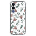 Funda Silicona Antigolpes para Vivo V70 FE diseño Flores 01 Dibujos