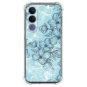 Funda Silicona Antigolpes para Vivo V70 FE diseño Flores 03 Dibujos