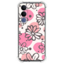 Funda Silicona Antigolpes para Vivo V70 FE diseño Flores 09 Dibujos