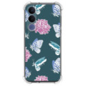 Funda Silicona Antigolpes para Vivo V70 FE diseño Flores 10 Dibujos