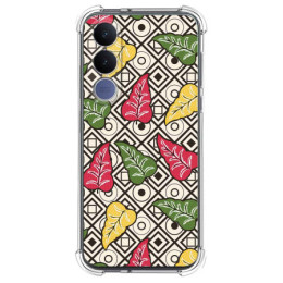 Funda Silicona Antigolpes para Vivo V70 FE diseño Flores...