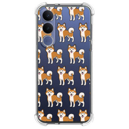 Funda Silicona Antigolpes para Vivo V70 FE diseño Perros...