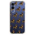 Funda Silicona Antigolpes para Vivo V70 FE diseño Perros 09 Dibujos
