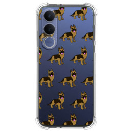 Funda Silicona Antigolpes para Vivo V70 FE diseño Perros...